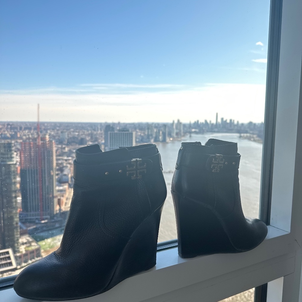 Tory Burch wedge boots